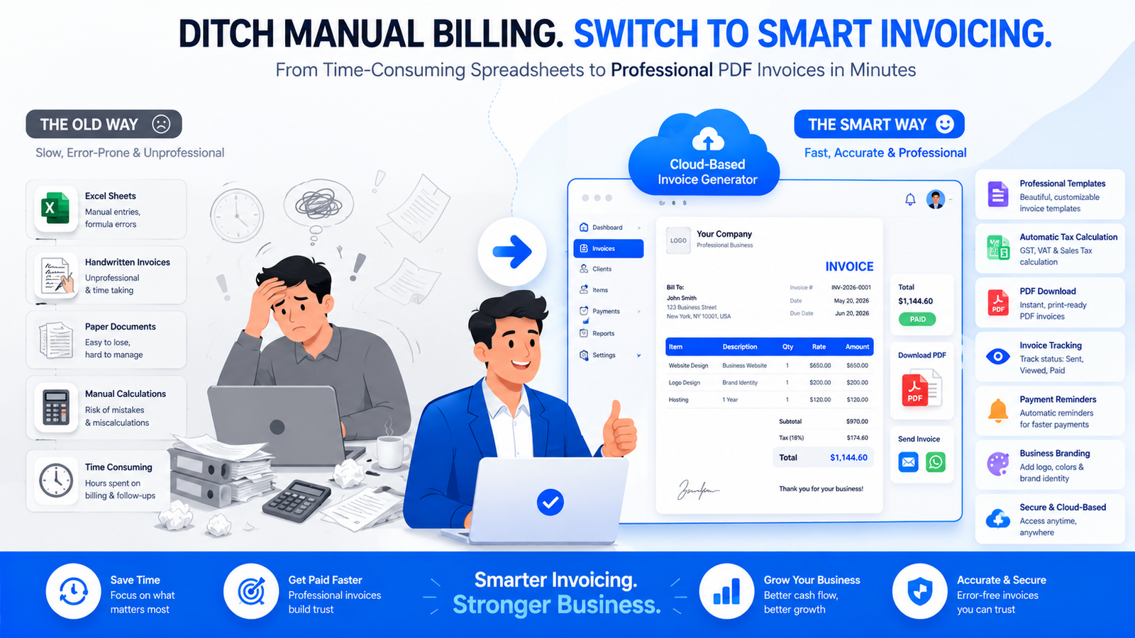 Best Free PDF Invoice Generator Compared:
