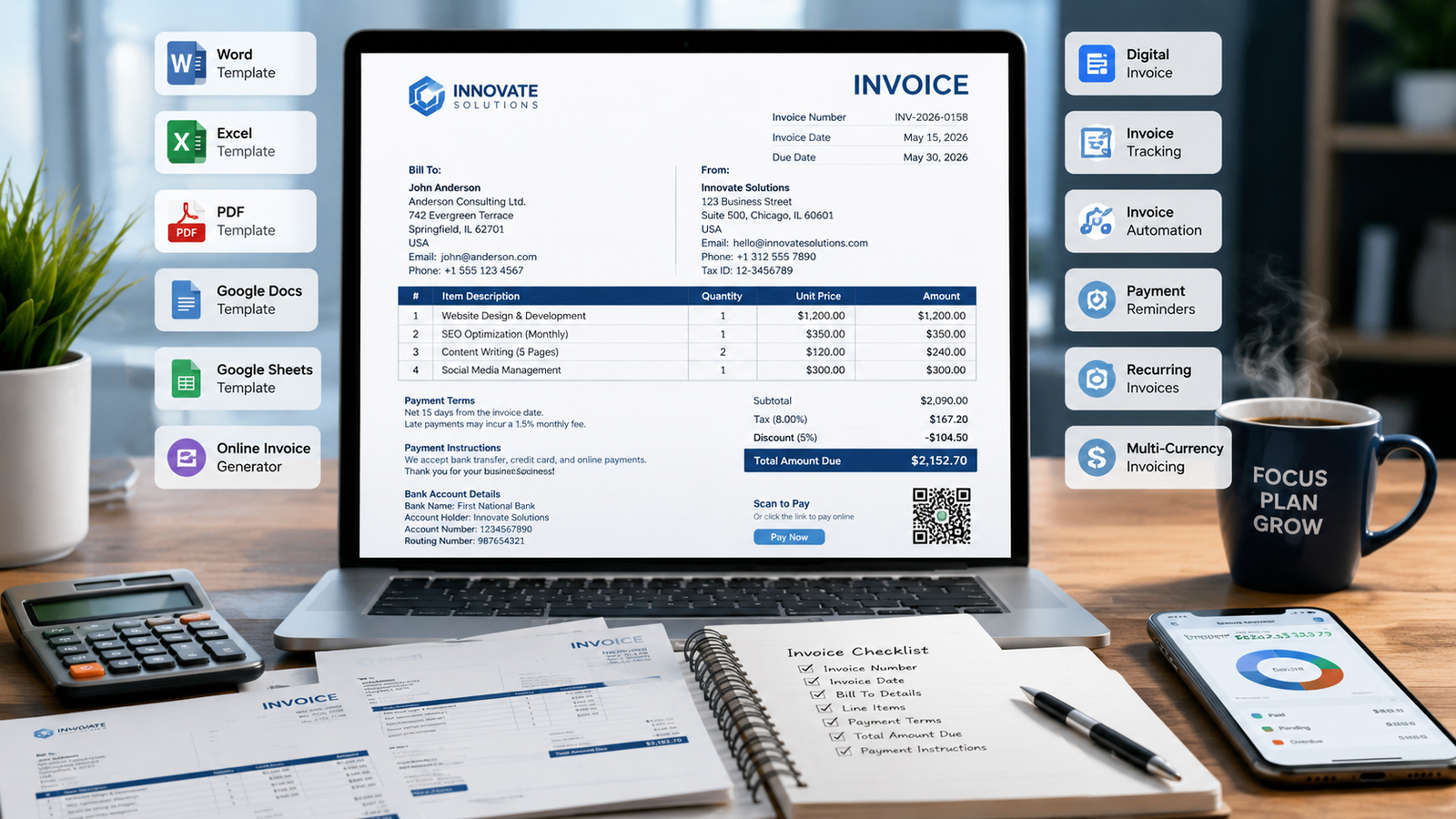 Best Free Invoice Templates for Small Businesses