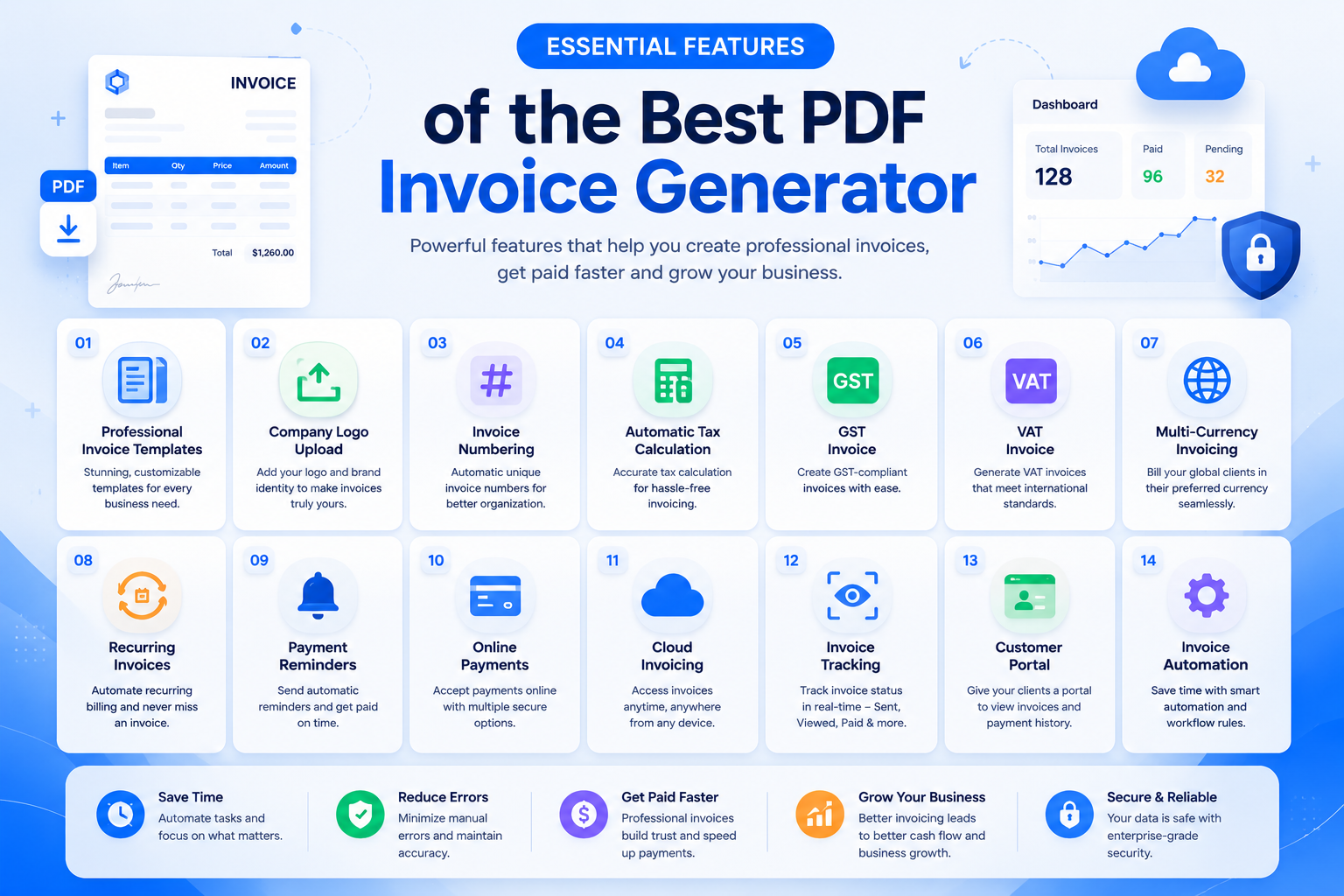 Best Free PDF Invoice Generator Compared: