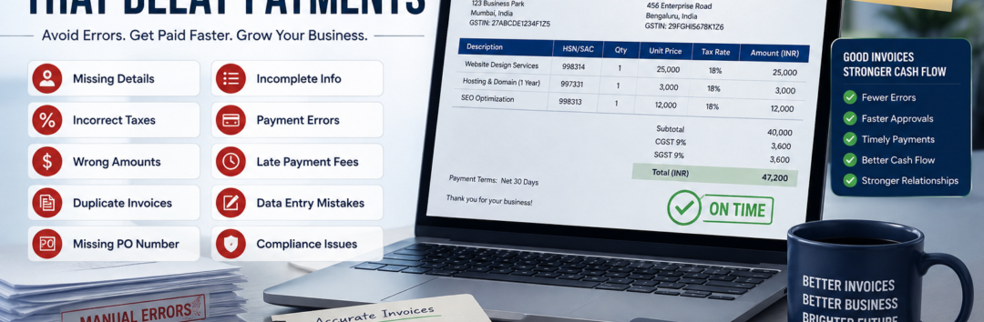 Common Invoice Mistakes That Delay Payments