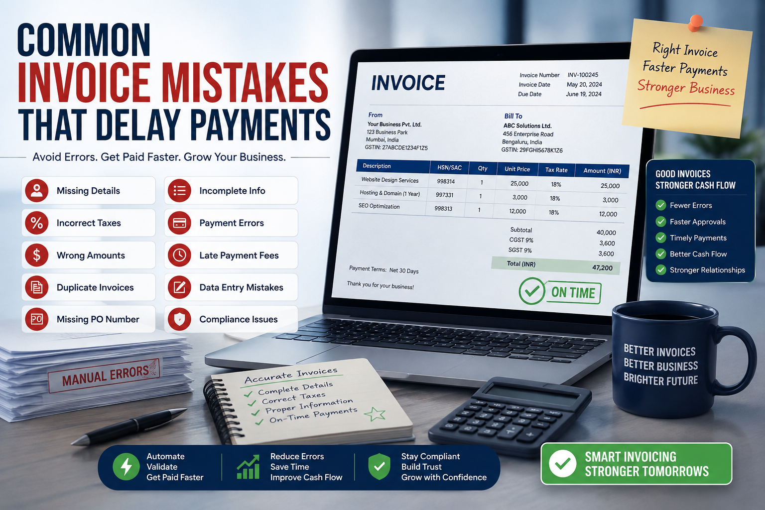 Common Invoice Mistakes That Delay Payments